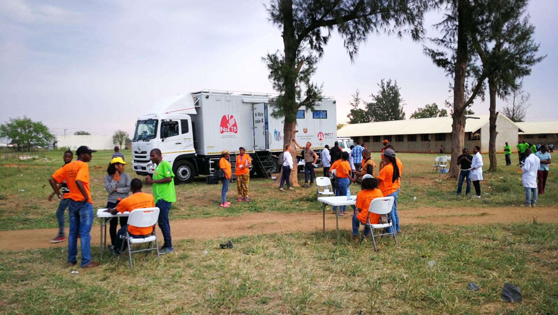Mobile clinic in Mozambique