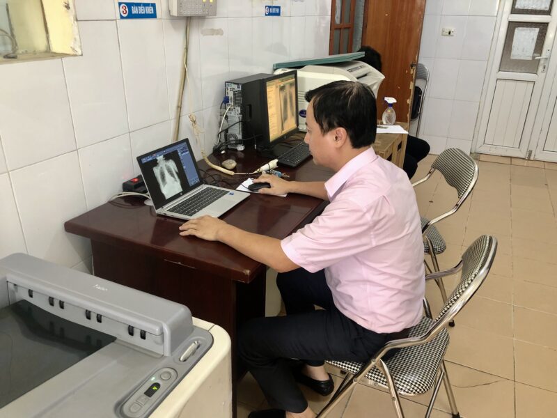 A doctor in Vietnam is using CAD4TB in his daily work