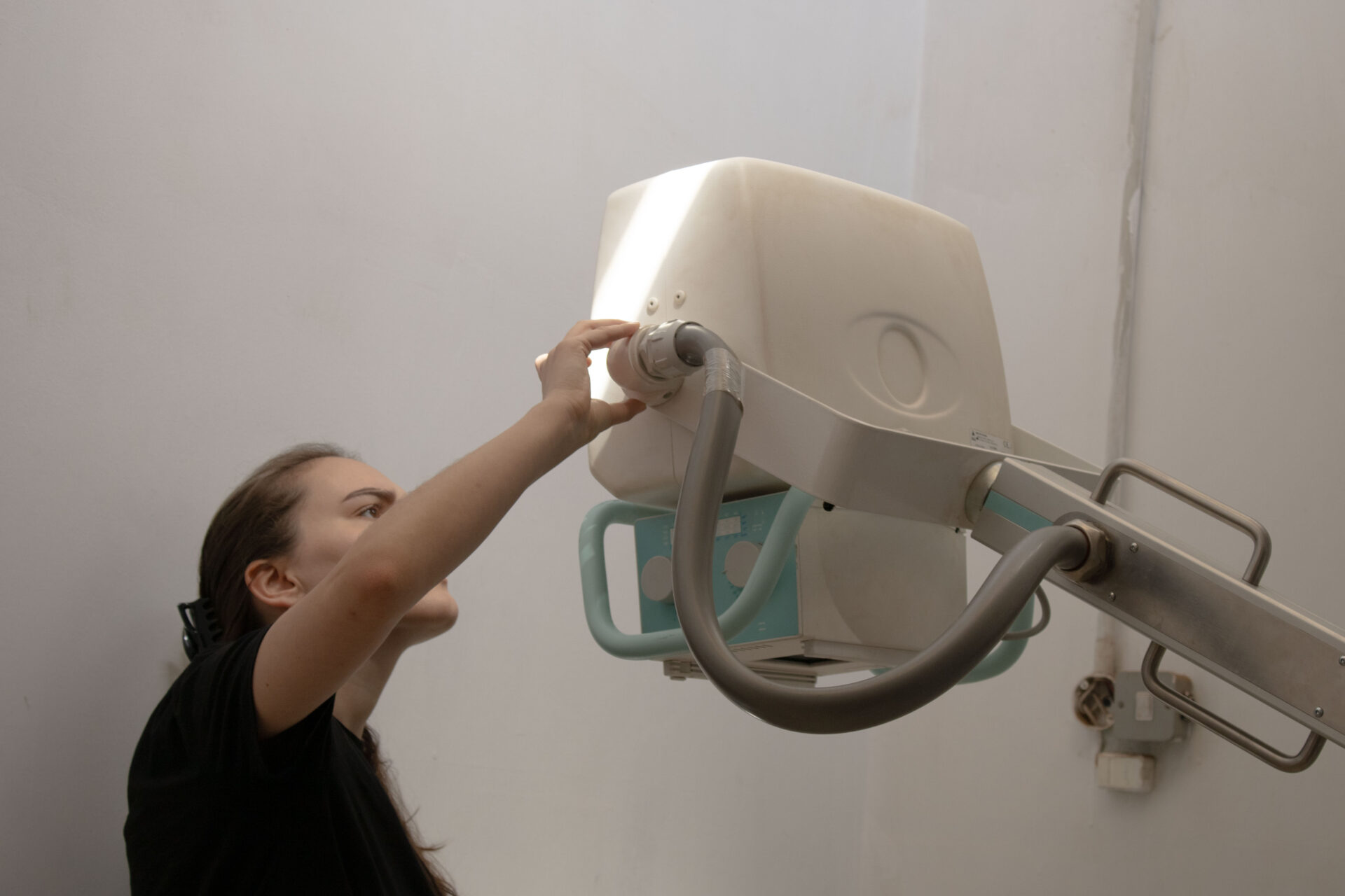 A person is checking on the quality of the Delft MAC in Malawi