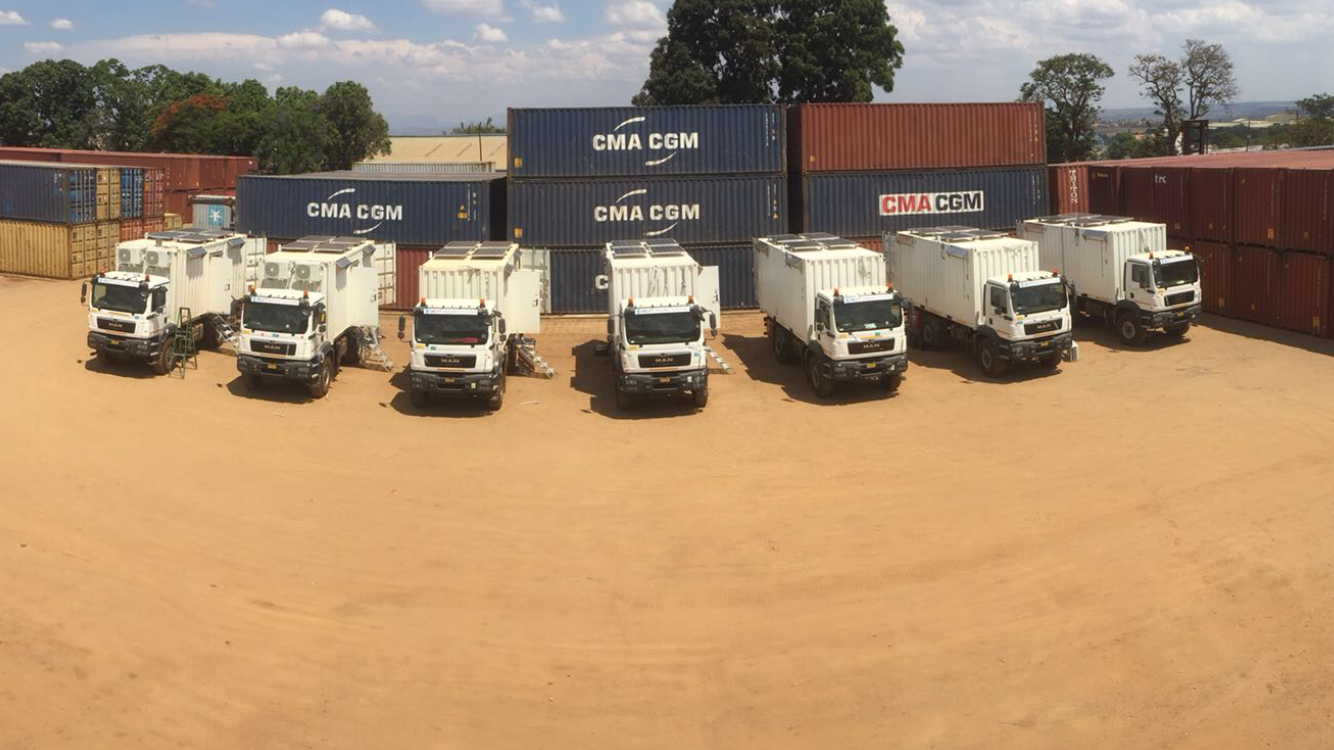 Malawi 7 OneStopTB trucks