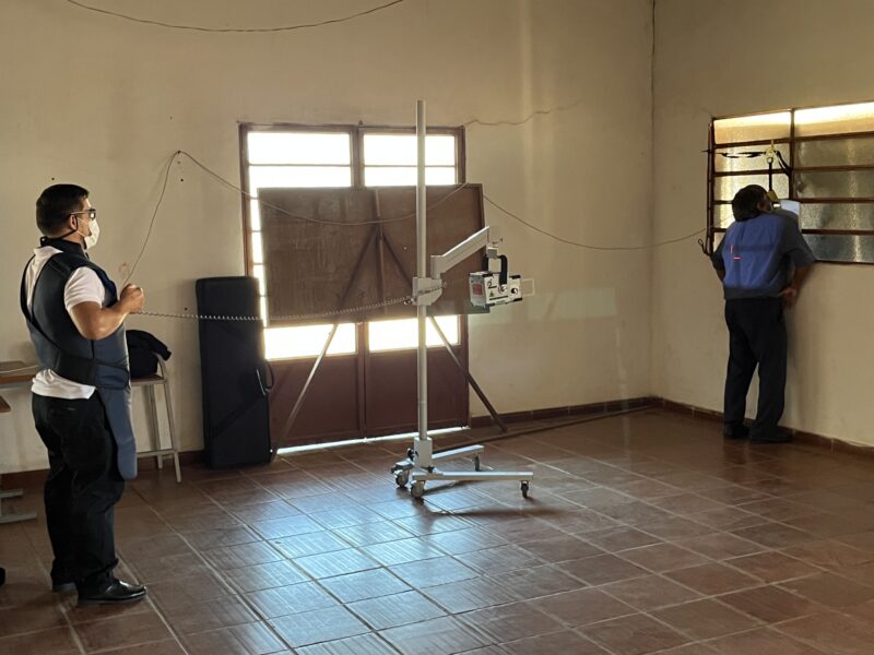 A screening day with Delft Light and CAD4TB in Paraguay