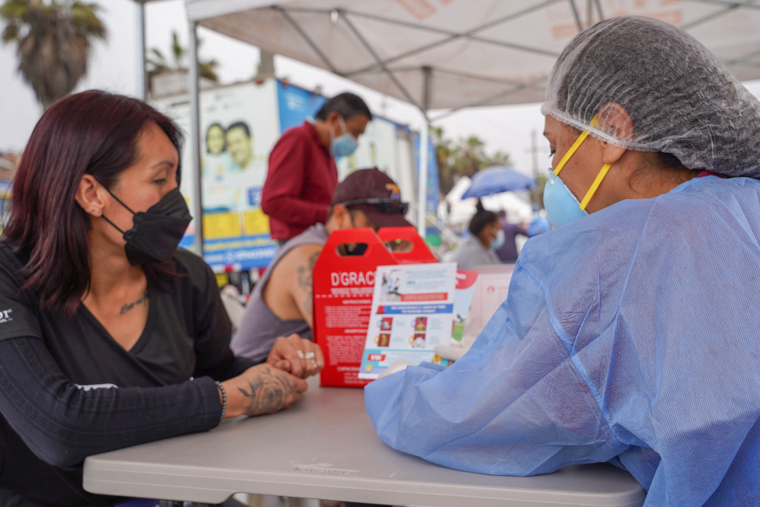 Tb screening day in Peru