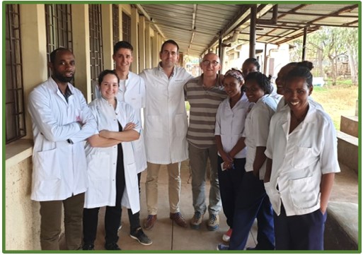 BabyChecker development team in Ethiopia