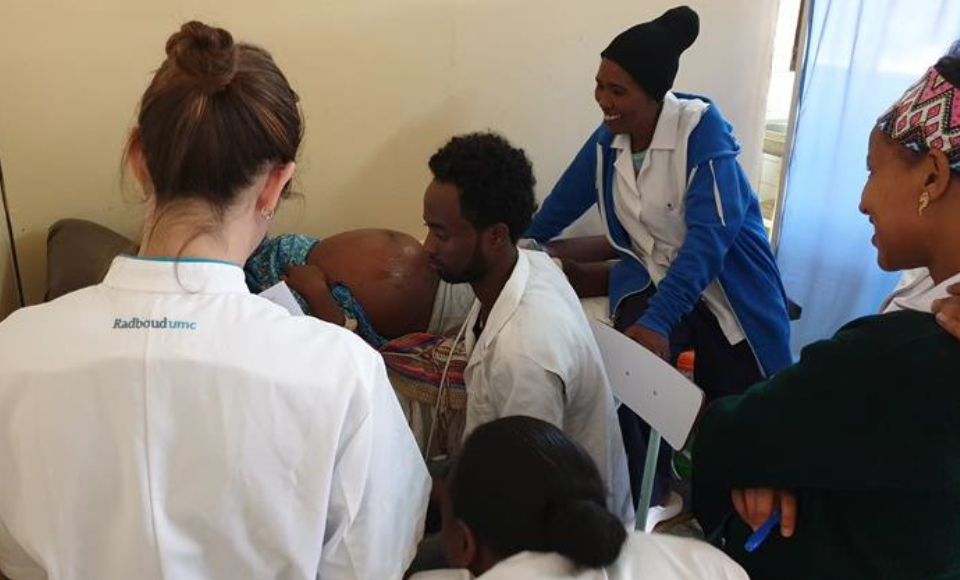 BabyChecker development team in Ethiopia when tested the product