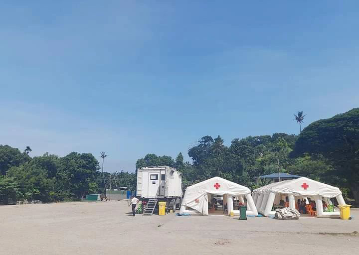 Mobile clinic in Papua New Guine