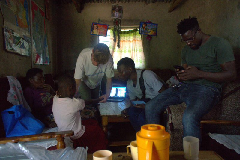 Team training on CAD4TB in Tanzania