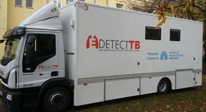 E-detect TB mobile clinic in Romania
